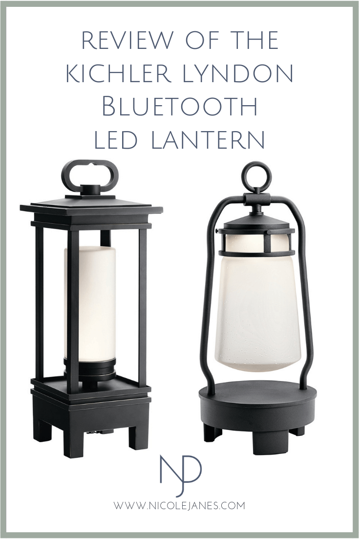 Kichler bluetooth lantern deals